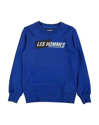 LES HOMMES Sweat-shirt Bleu électrique 100% Coton