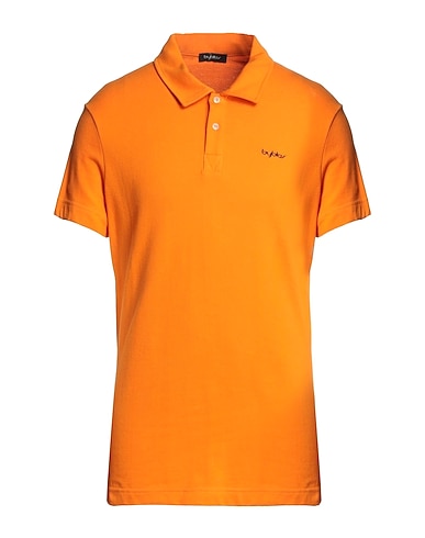 BYBLOS Polo shirt Orange 100% Cotton