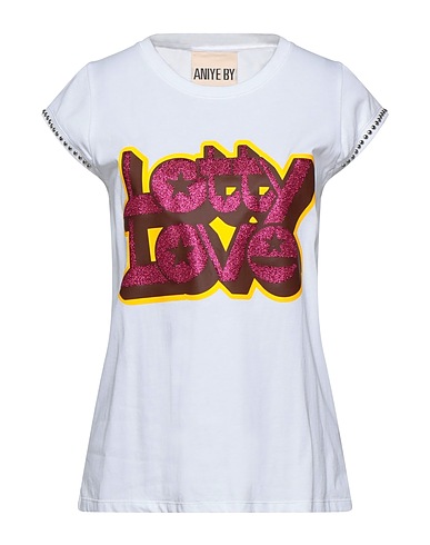 ANIYE BY T-shirt White 100% Cotton