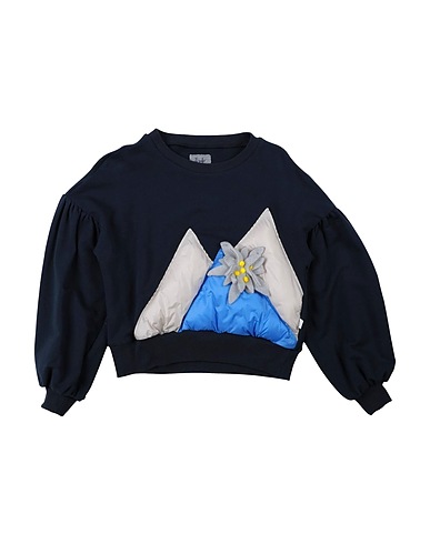IL GUFO Sweatshirt Midnight blue 94% Cotton, 6% Elastane, Polyamide