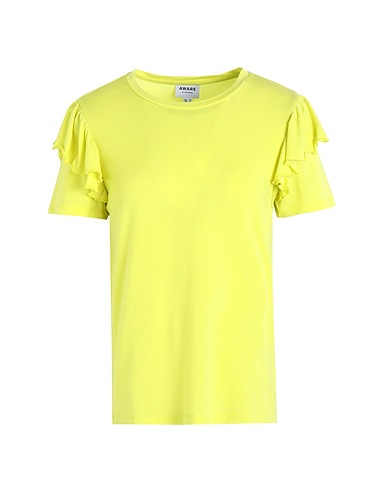 VERO MODA T-shirt Lime green 95% Tencel™ Lyocell, 5% Elastane