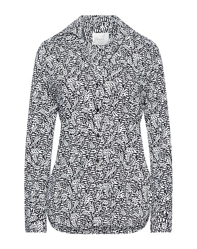 XACUS Hemden und Blusen mit Blumen Schwarz 86% Polyamid, 14% Elastan