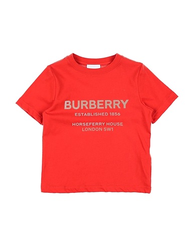 BURBERRY T-Shirt Rostrot 100% Baumwolle