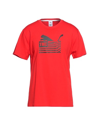 PUMA T-shirt Every Day Hussle Tee
 Rosso 100% Cotone