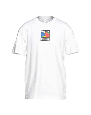 PUMA x BUTTER GOODS T-shirt PUMA x BUTTER GOODS Graphic Tee
 White 100% Cotton