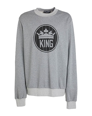 DOLCE&GABBANA Sweatshirt Grey 100% Cotton