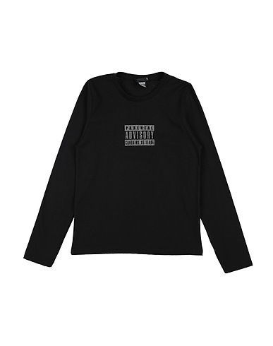 PARENTAL ADVISORY EXPLICIT CONTENT T-shirt Nero 100% Cotone