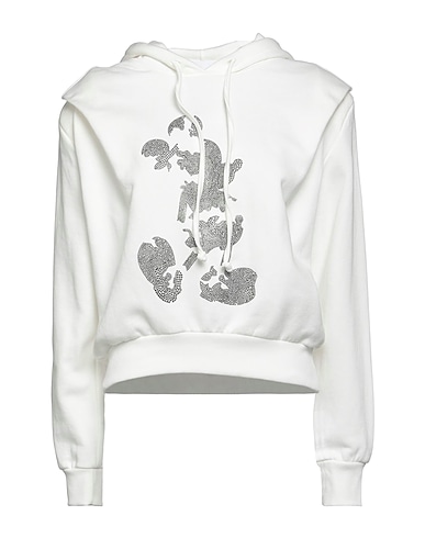 BRAND UNIQUE Hooded sweatshirt White 100% Cotton