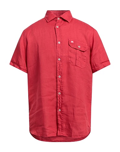 ARMATA DI MARE Linen shirt Red 100% Linen
