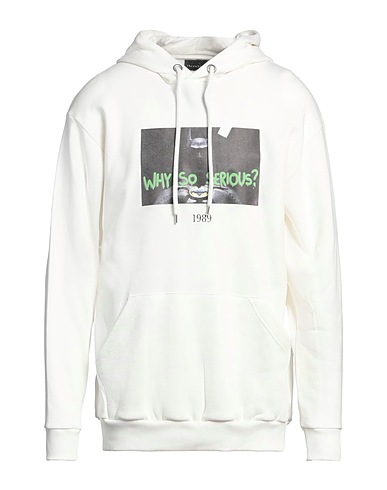THROWBACK. Hooded sweatshirt White 100% Cotton