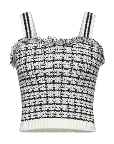 SOALLURE Top Bianco 50% Acrilico, 30% Lana, 20% Viscosa
