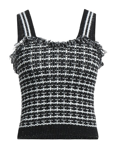 SOALLURE Top Nero 50% Acrilico, 30% Lana, 20% Viscosa