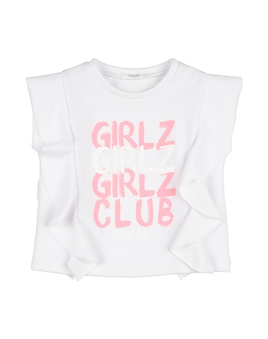 LIU •JO T-shirt White 95% Polyester, 5% Elastane