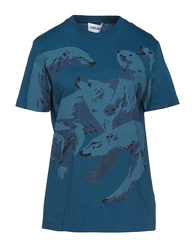 KENZO T-shirt Deep teal 100% Cotton