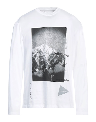 2 MONCLER 1952 T-shirt Bianco 100% Cotone