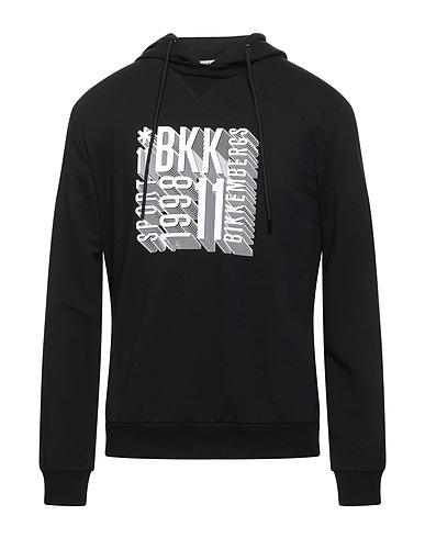 BIKKEMBERGS Felpa Nero 96% Cotone, 4% Elastan