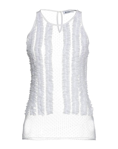 DONDUP Top White 100% Polyamide