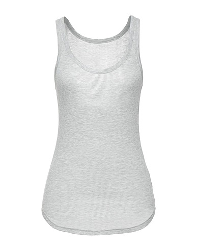 MAJESTIC FILATURES Tank top Light grey 94% Viscose, 6% Elastane