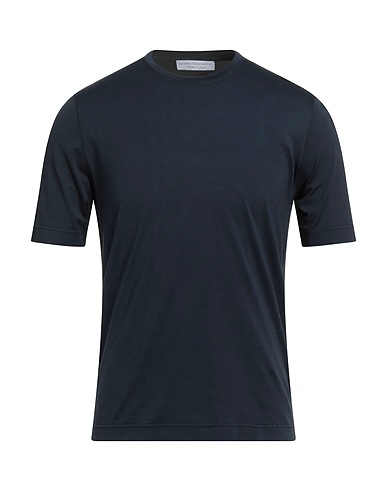 FILIPPO DE LAURENTIIS Basic T-Shirt Nachtblau 100% Baumwolle