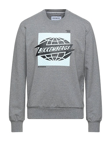 BIKKEMBERGS Felpa Grigio 95% Cotone, 5% Elastan