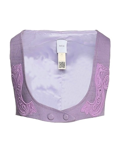 PATOU Vest Lilac 74% Cotton, 18% Wool, 8% Viscose