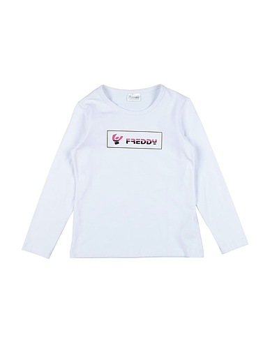 FREDDY T-shirt White 95% Cotton, 5% Elastane