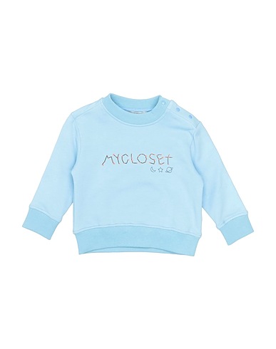 MYCLÒ SET Sweatshirt Sky blue 95% Cotton, 5% Elastane