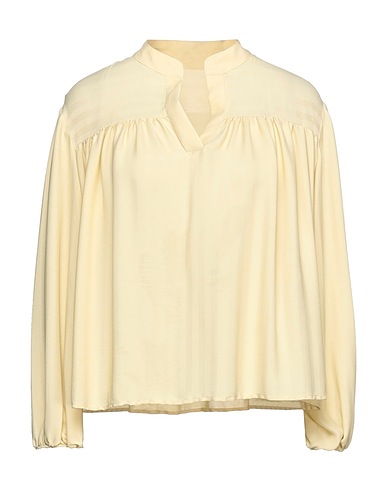 OTTOD'AME Top Pastel yellow 70% Acetate, 30% Silk