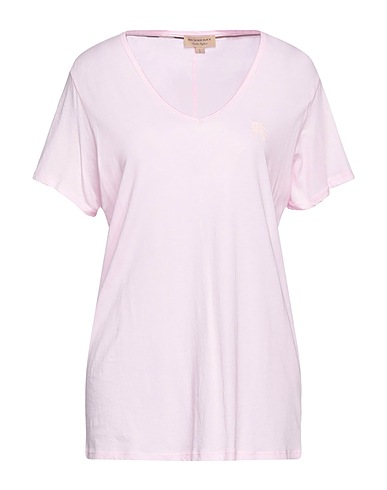 BURBERRY Basic T-shirt Pink 100% Cotton