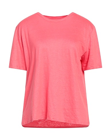 MAJESTIC FILATURES Basic T-Shirt Antique rose 94% Linen, 6% Elastane