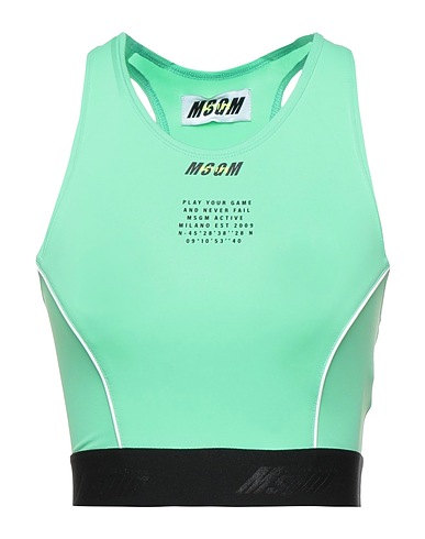 MSGM Cropped Top VERDE LIME 91% Polyamid, 9% Elastan