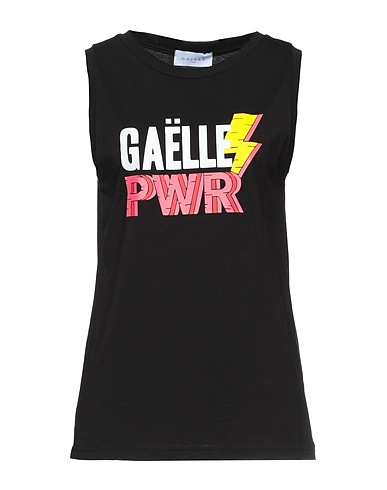 GAëLLE Paris Canotta Nero 100% Cotone
