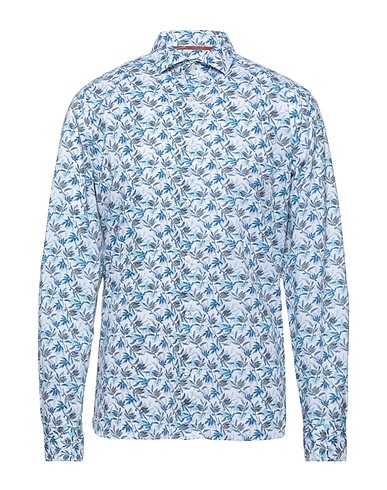 AT.P.CO Patterned shirt Azure 96% Cotton, 4% Elastane