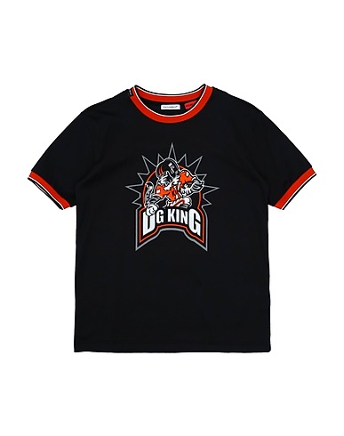 DOLCE&GABBANA T-Shirt Schwarz 100% Baumwolle, Elastan