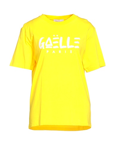GAëLLE Paris T-shirt Giallo 100% Cotone