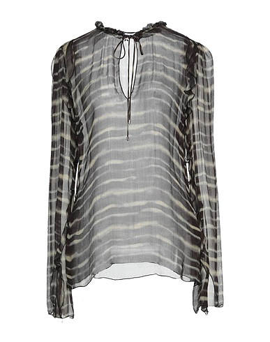 PATRIZIA PEPE Top Dark brown 100% Viscose