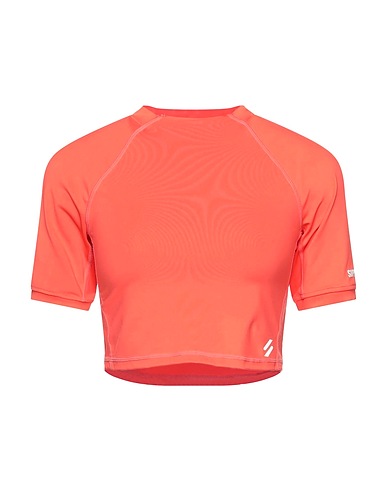 SUPERDRY Cropped Top Koralle 81% Polyester, 19% Elastan