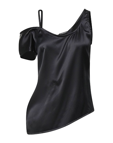 ANN DEMEULEMEESTER Silk top Black 100% Silk