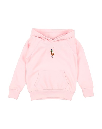 POLO RALPH LAUREN Sweatshirt Big Pony Fleece Hoodie
 Light pink 60% Cotton, 40% Polyester