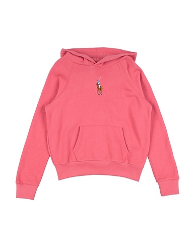 POLO RALPH LAUREN Sweatshirt Big Pony Fleece Hoodie
 Coral 60% Cotton, 40% Polyester