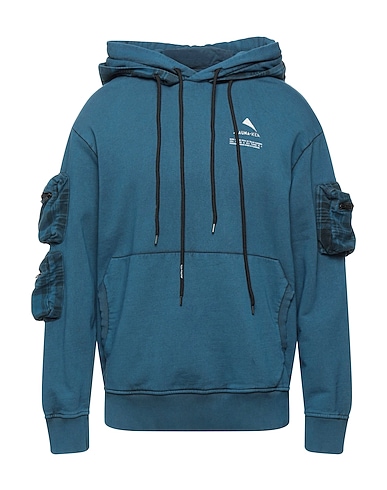 MAUNA KEA Hooded track jacket Slate blue 100% Cotton