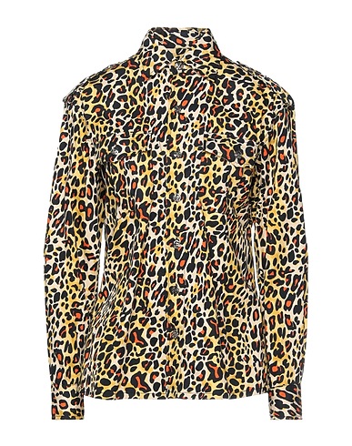 LAURENCE BRAS Patterned shirts & blouses Yellow 100% Cotton