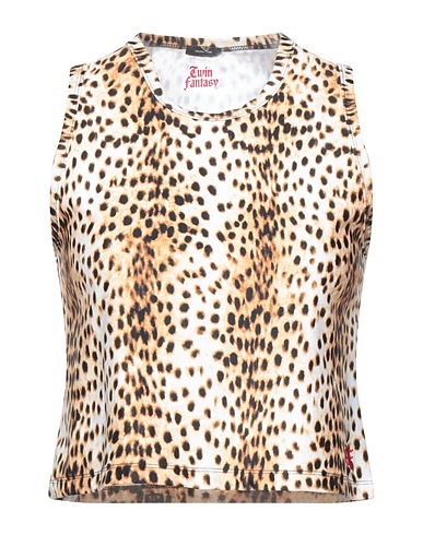 TWIN FANTASY Top Beige 80% Poliammide, 20% Elastan