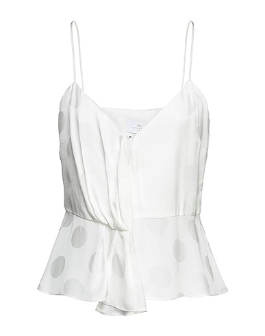 NENETTE Top Bianco 100% Viscosa