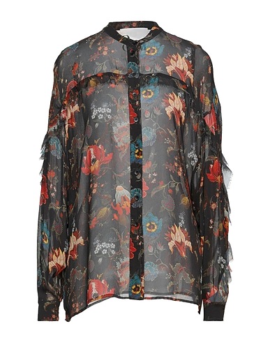 8PM Floral shirts & blouses Black 100% Viscose