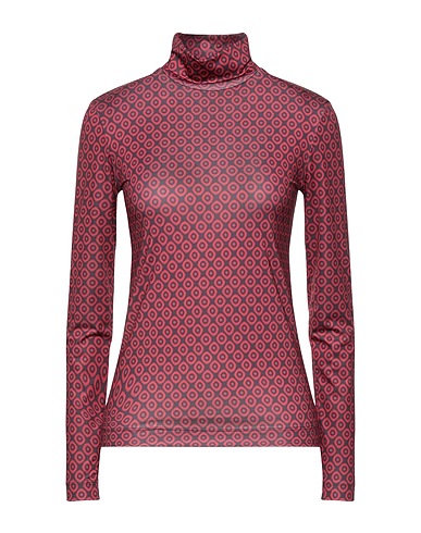 DRIES VAN NOTEN T-shirt Brick red 85% Polyester, 15% Elastane