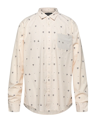 SCOTCH & SODA Striped shirt Ivory 100% Cotton