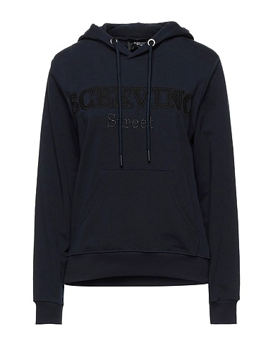 SCERVINO Felpa STREET Blu notte 95% Cotone, 5% Elastan