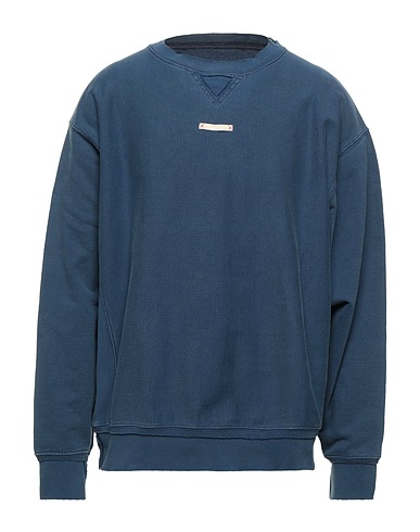 MAISON MARGIELA Sweatshirt BLU 100% Cotton, Elastane