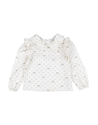 MONNALISA Top Ivory 100% Cotton